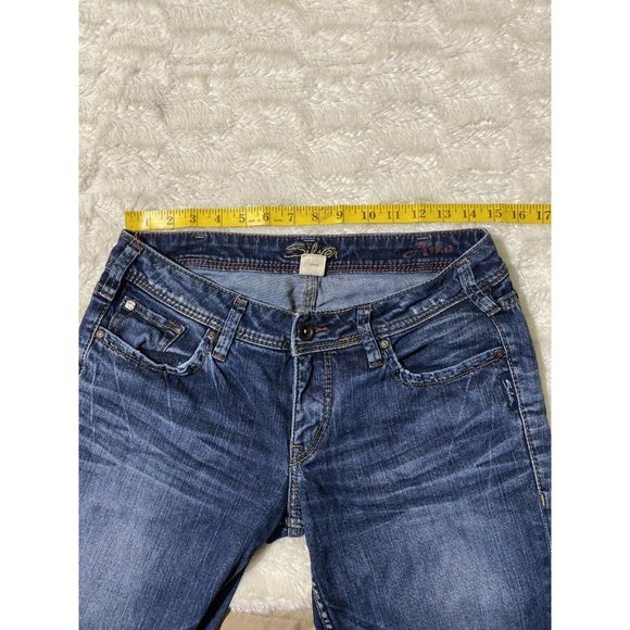 Silver Aiko Bootcut Stretch Medium Wash Jeans Women’s Size 30x33 (30x30 Msrd) - Picture 6 of 11